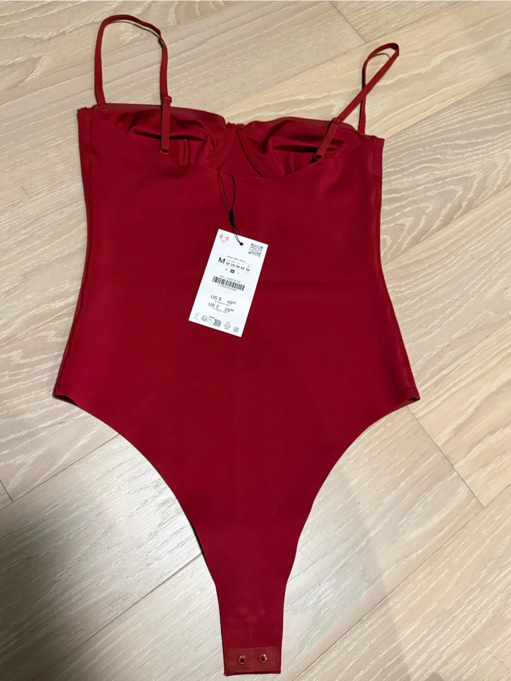 Zara Bustier One-Piece Bodysuit